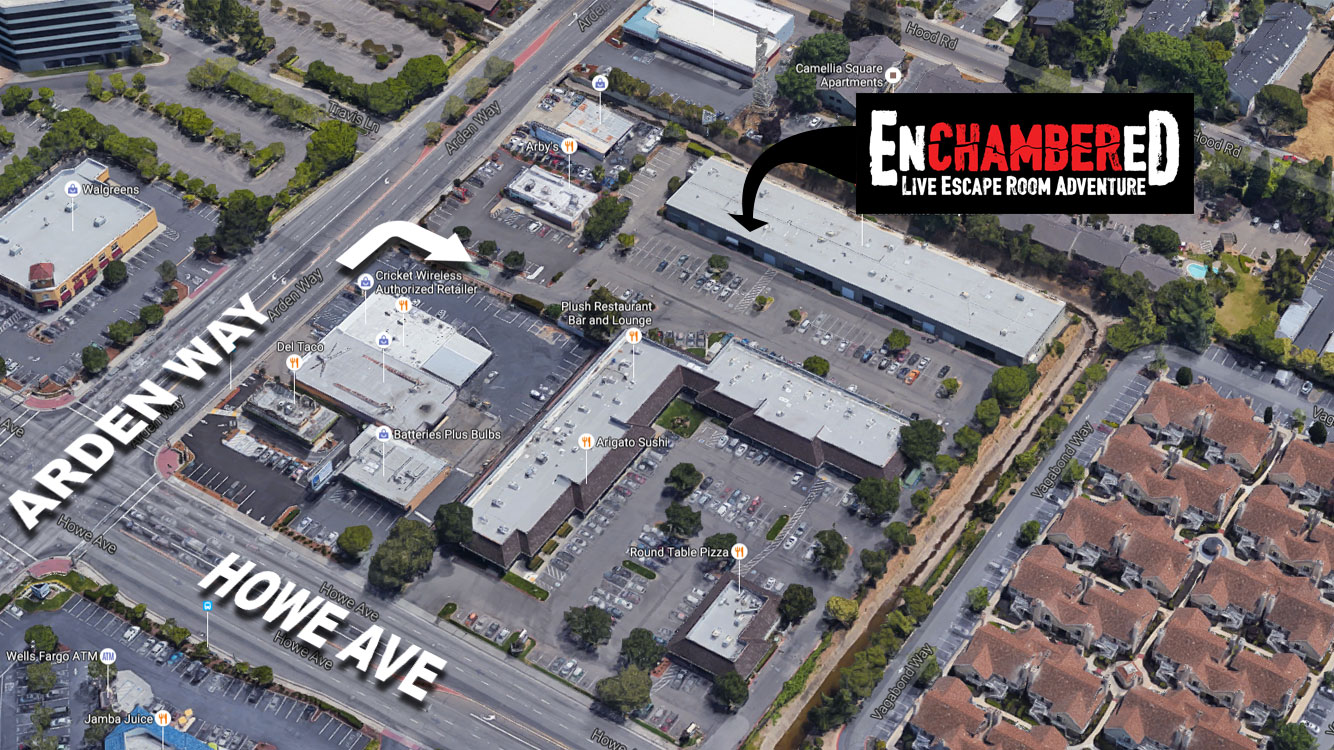 Overhead Veiw Of Enchambered Location