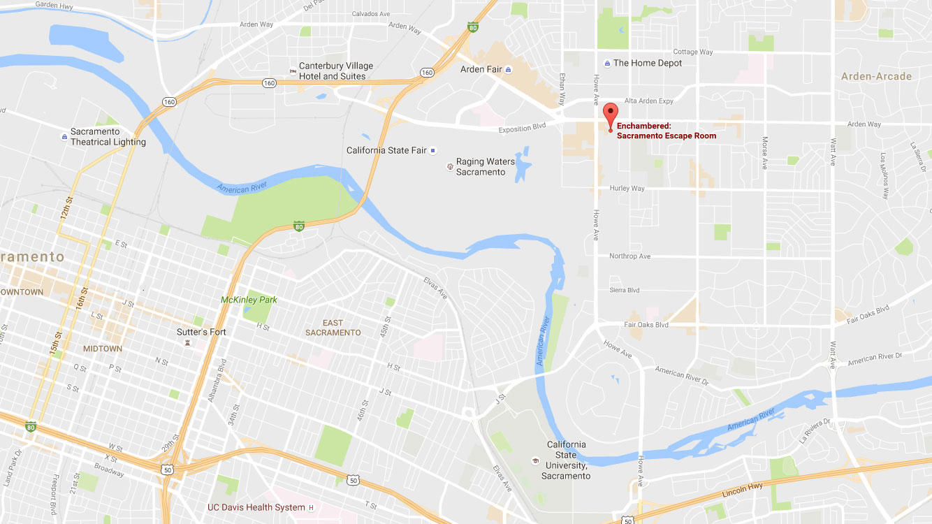 Map of Enchambered Location