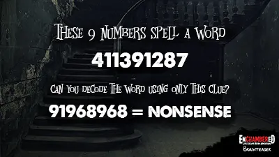 Brainteaser: The Code Is Nonsense | Enchambered: Sacramento Escape Room